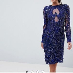 A Star Is Born Pencil Dress, All Over Embelishment